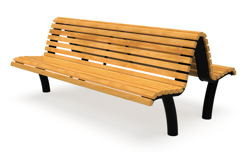 Raya Bank doppelseitig mit Rückenlehne