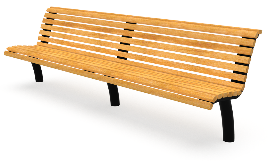 Raya Bank einseitig mit Rückenlehne Erweiterung