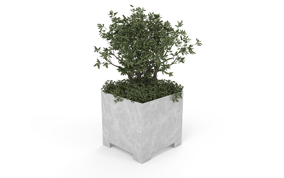 ESKE Pflanzkübel aus Stahl 750L