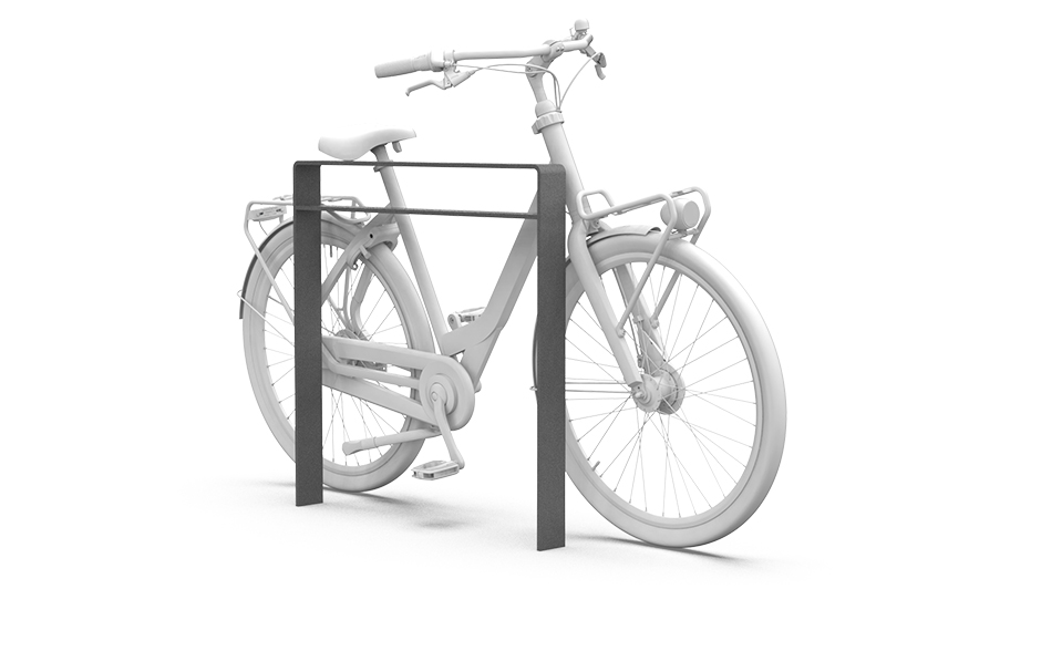 Lint Fahrradständer aus Stahl mit Querhom