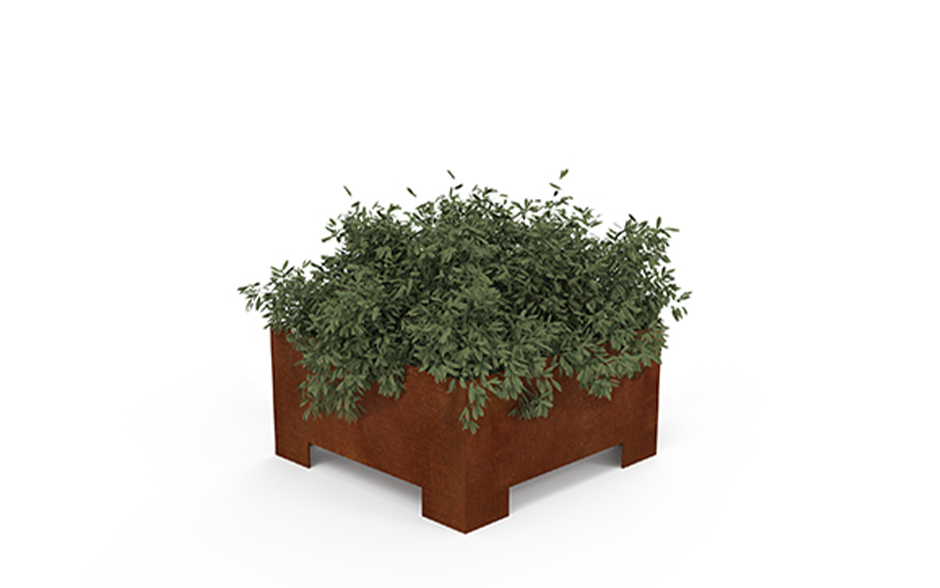 ESKE Pflanzkübel aus Cortenstahl 250L