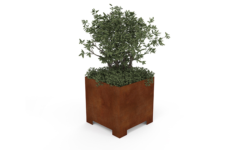 ESKE Pflanzkübel aus Cortenstahl 750L