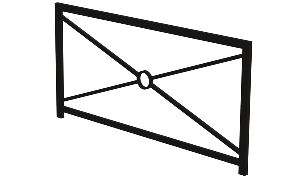 Scalafens Center Leitzaun