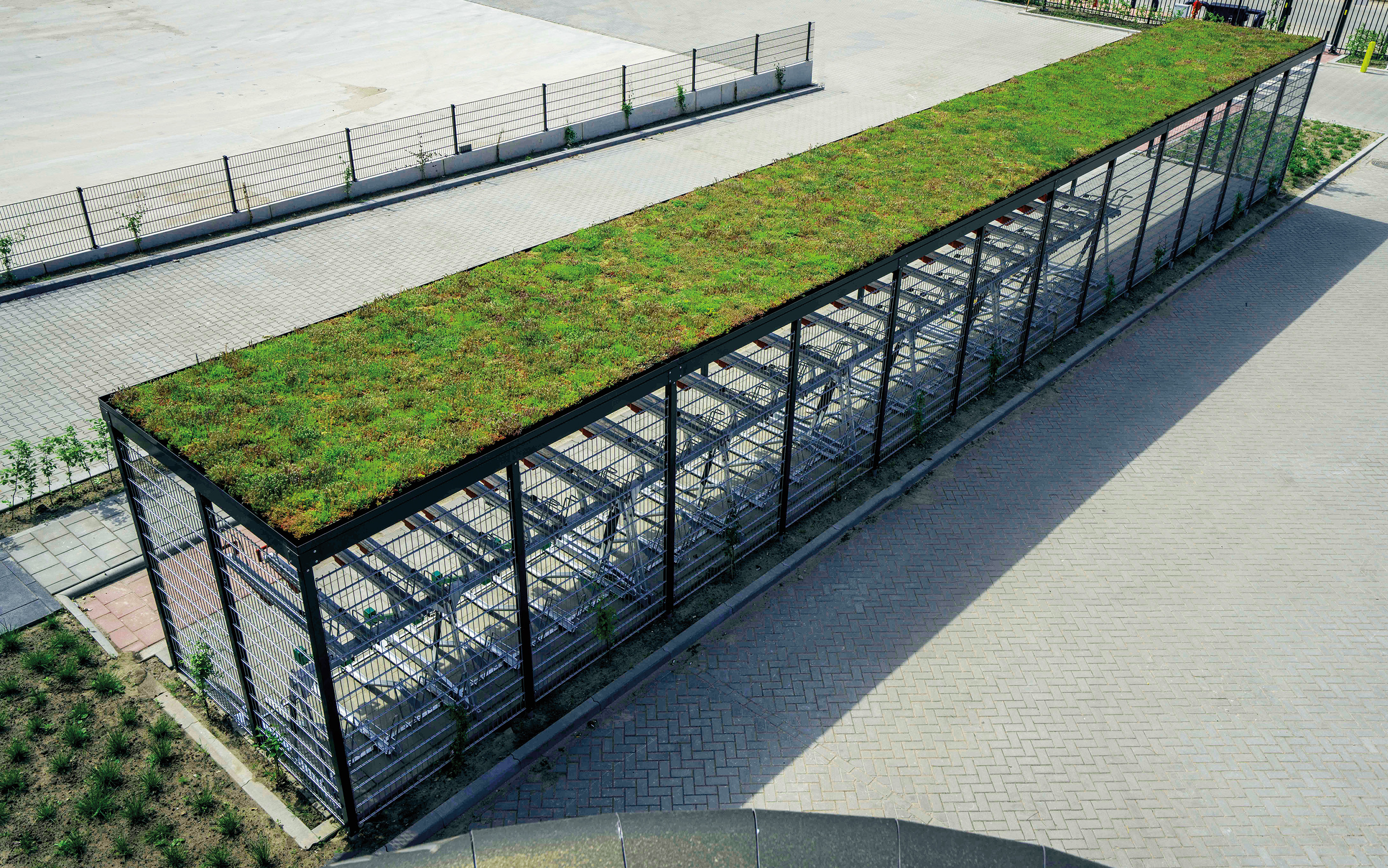 Fahrrad- und Wertstoffüberdachungen