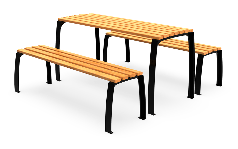 Camino Picknickset Holz