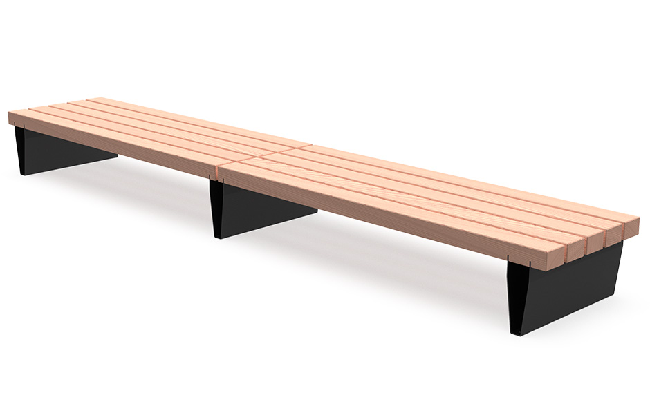 Robust Line Bank doppelseitig Stahl