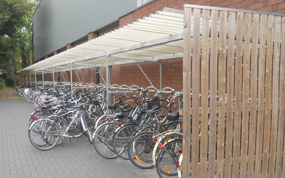 Deposito Fahrradüberdachung offen Holz