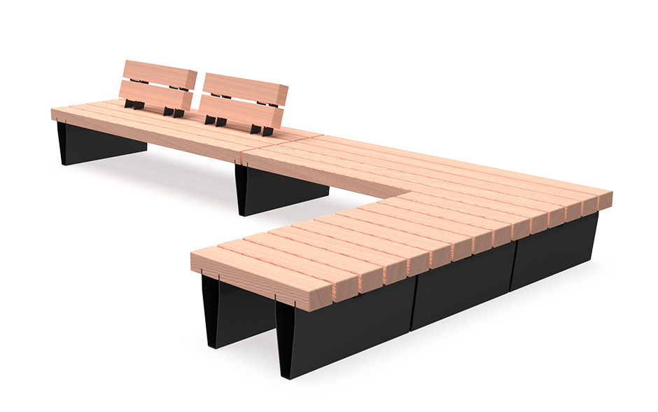 Robust Line Eckbank Stahl