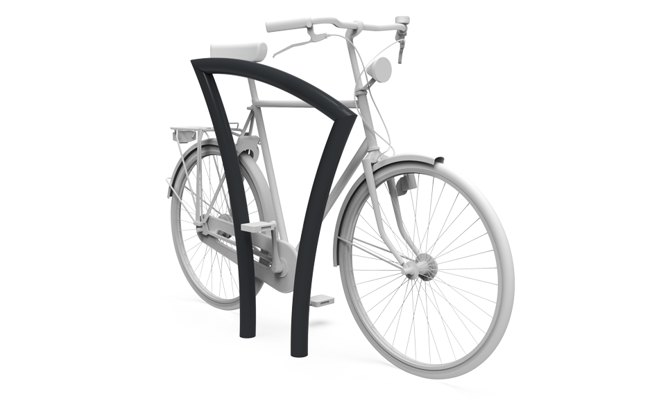 Pi Anlehnbügel Stahl