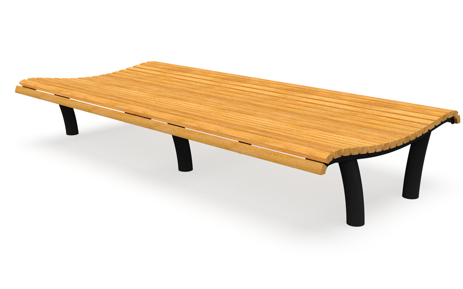 Raya Bank doppelseitig ohne Rückenlehne Erweiterung