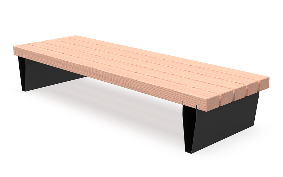 Robust Line Bank einseitig Stahl