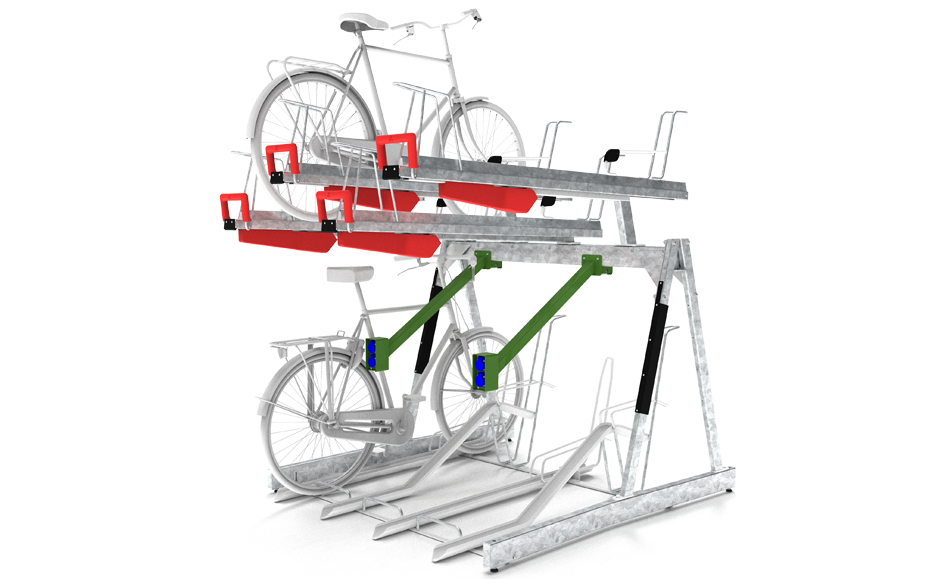 CapaCITY Doppelstockparker mit Ladestationen