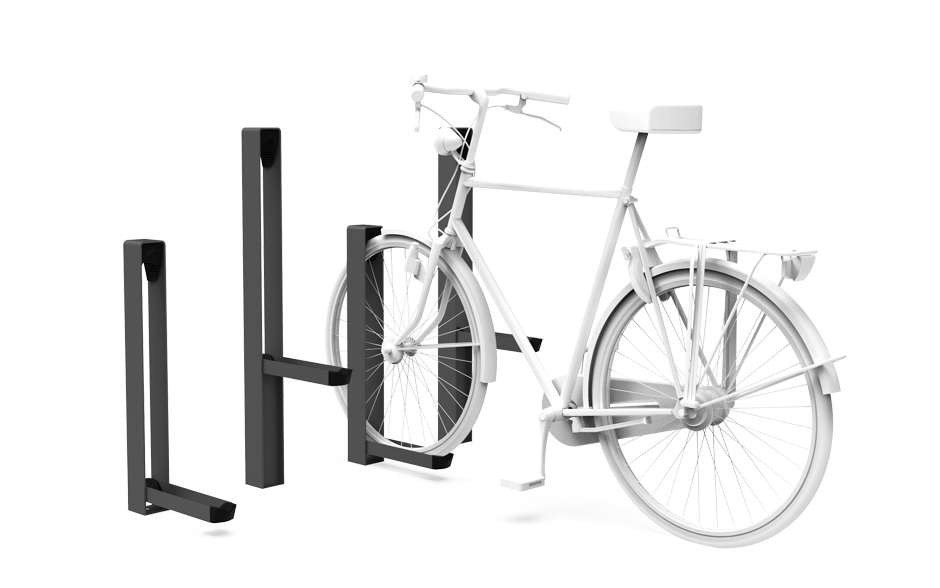 Construct Traverse Fahrradständer einseitig in Stahl