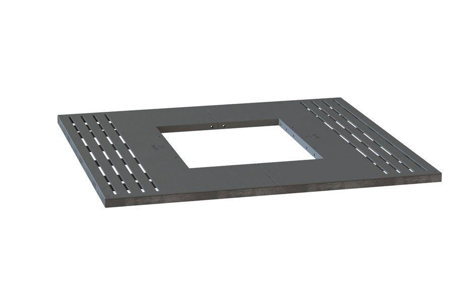 Scala Baumroste rechteckig Stahl