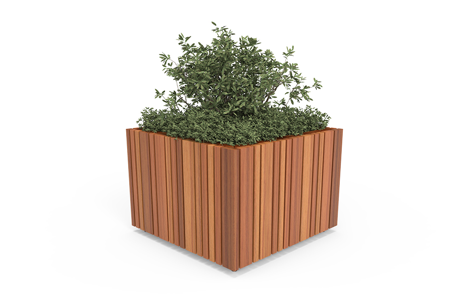 Secundo Pure Pflanzkübel aus Holz 500L