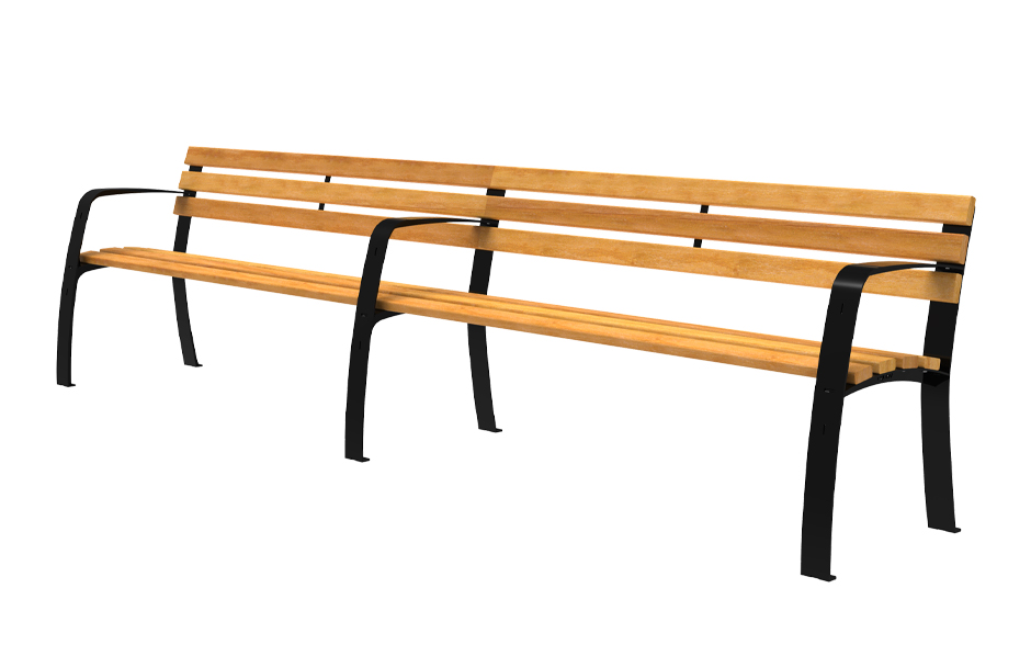 Camino Bank Holz mit Rückenlehne Erweiterung