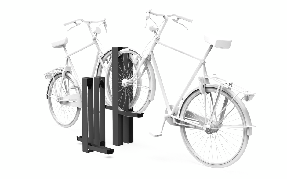 Construct Traverse Fahrradständer doppelseitig in Stahl