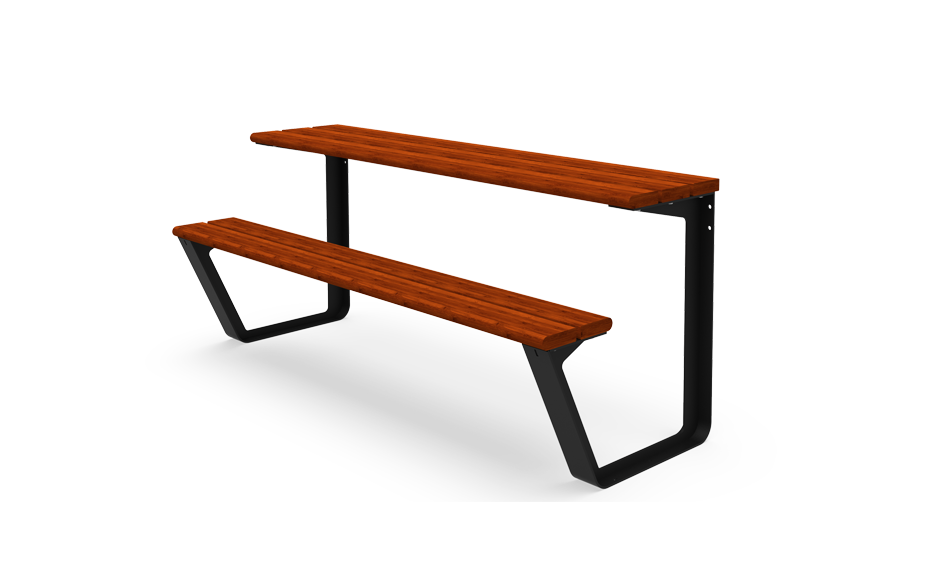 Reposa Picknickset Stahl und Bambus einseitig