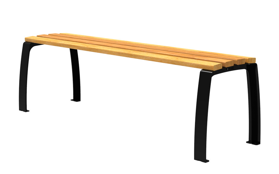 Camino Bank Holz ohne Rückenlehne