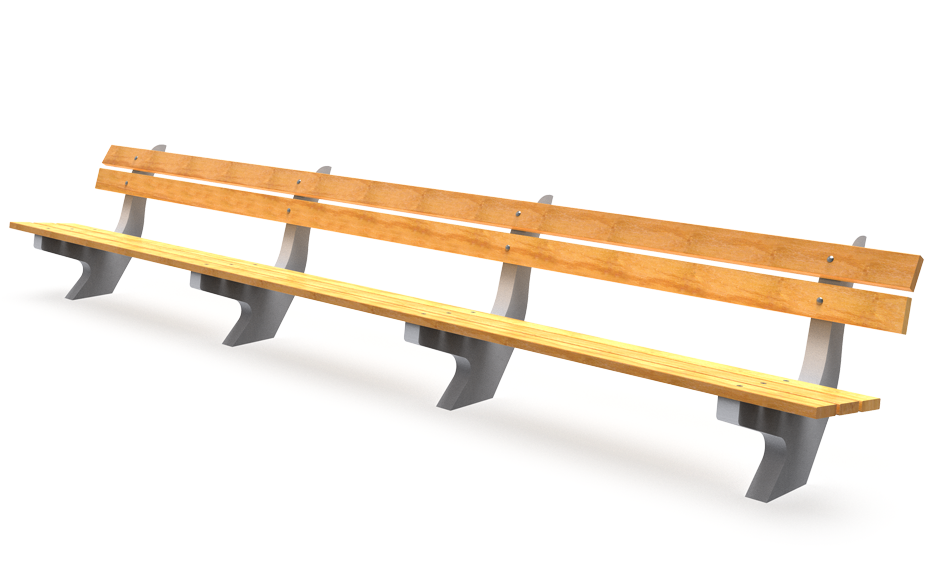 Siesta XXL Bank Holz