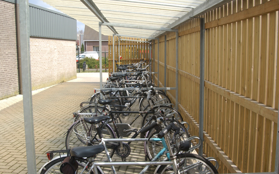 Deposito Fahrradüberdachung offen Holz