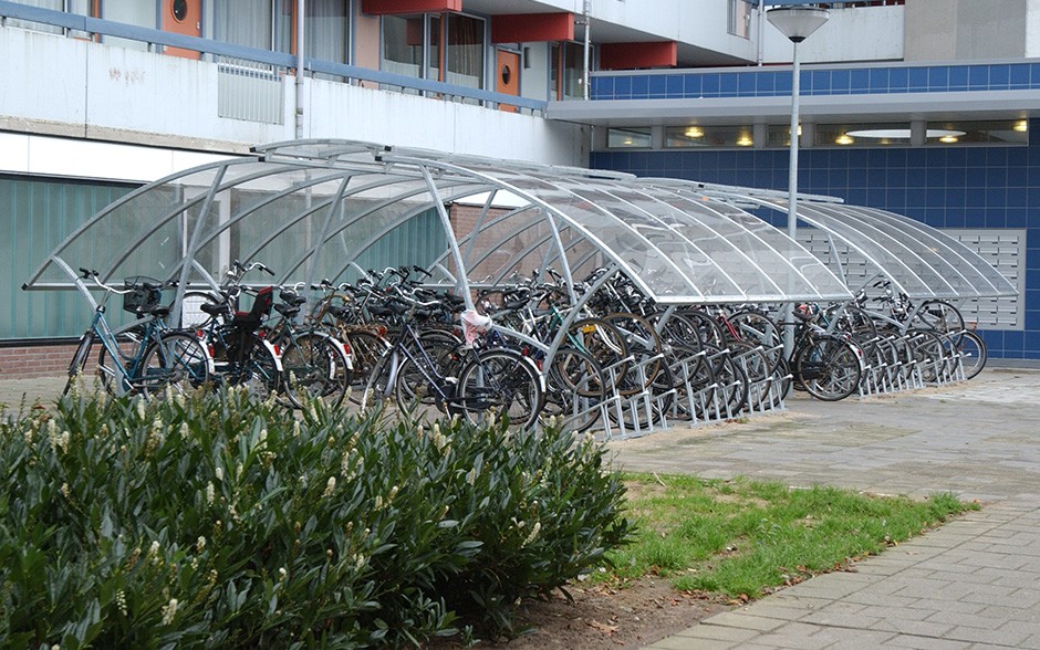 Ligna Fahrradüberdachung doppelseitig